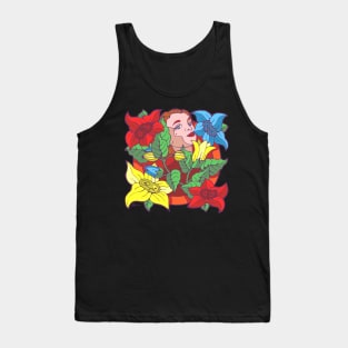 Hot Flower Girl Tank Top